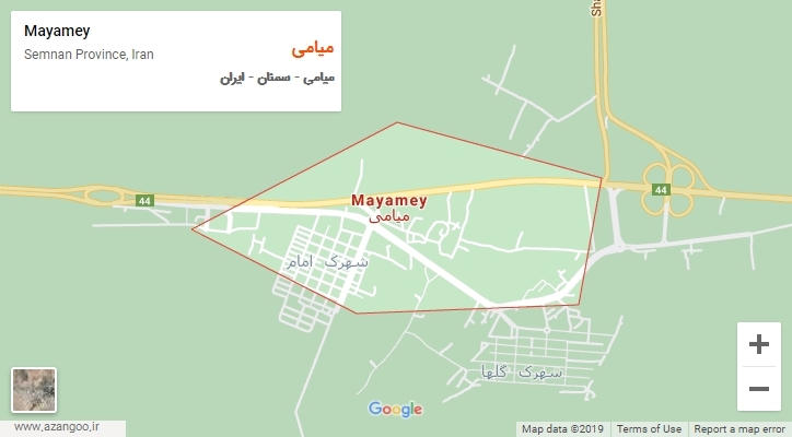 شهر میامی بر روی نقشه